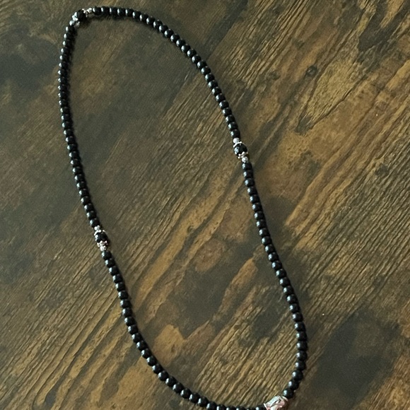 Buddha obsidian Mala - Picture 4 of 4